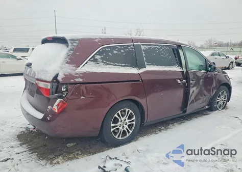 2013 Honda Odyssey Exl from USA, damaged, VIN 5FNRL5H69DB017410